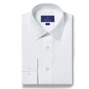 David Donahue Super Fine Twill Dress Shirt - 16.5 34 / 35